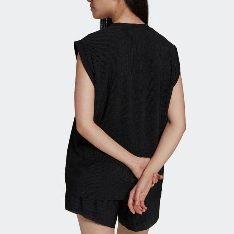 adidas Оригинальная футболка женская черная HE4955