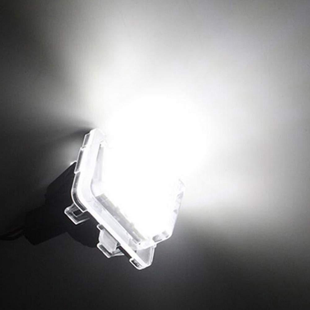 2Pcs LED License Plate Lamp Fit for Mercedes Benz W204 W212 W216 W221 W207