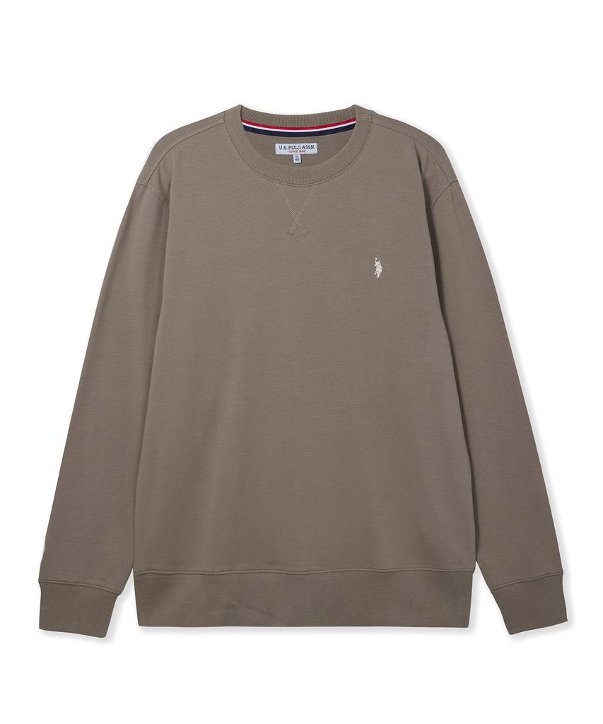 USPOLOASSN Cotton Sweatshirt_Mid Brown