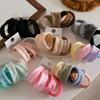 4pcs/set Seamless Hair Rope Set Macaron Color Elastic Hair Rings Simple Towel Hair Ties  Girl
