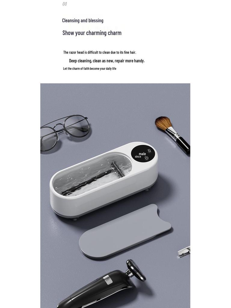 Ultrasonic Cleaner for Eyeglasses, Jewelry, Watches, and Braces