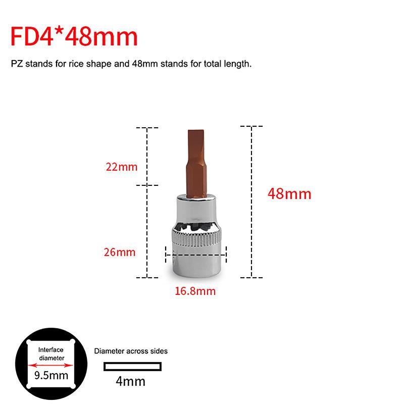 3/8-дюймовые головки с битами Torx T20/30/40/45/50/55/60 S2 сталь длина 48 мм серебристый тон ручной инструмент для самостоятельного ремонта автомобилей