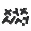 2/6/8/10/20Pcs Hexagonal 6 Through Plastic Fittings Abs Plastic Angle 22Mm Cross Square Pipe Fittings Pipe Angle Code