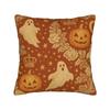 Kawaii Pumpkin Face Halloween Square Pillow Cases  Cushion Cover Awesome Decorative Throw Pillow Case Cover for Home 45*45cm
