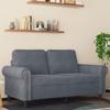 VidaXL Loveseat 2-Seater, Settee with Armrests, Seat with Padded Backrest, Living Room Furniture, Modern, 359520