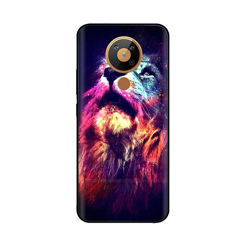 Для Nokia 5.3 Силиконовый Чехол Мягкая ТПУ Задняя Крышка для Nokia 5.3 3.4 Бампер Печатный Силиконовый Чехол для Nokia3.4 Nokia5.3 Телефон цветок