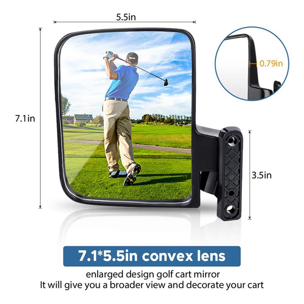 golf cart Folding Carts Accessories Side View Mirror Golf Cart Mirrors Rearview Mirror Side Mirrors