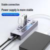 USB 3.0 7-портовый концентратор-разветвитель, док-станция 10 Гбит/с с независимыми переключателями