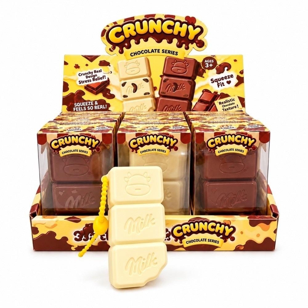 Simulated Food Simulation Food Toy PU Fidget Toy New Chocolate Squeeze Toy  Gift