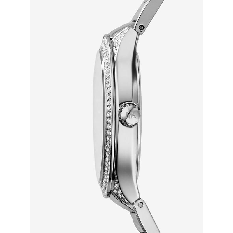 Michael Kors Серебристые часы Kerry Pavé MK3311