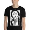 Horror Devil Demon Girl Creepy Inverted Cross Short-Sleeve Unisex T-Shirt