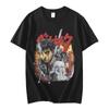 Anime Berserk Guts T-Shirt  Manga Swordsman Gatsu T Shirt Summer Men Women Fashion Tees Short Sleeve Oversized T-shirts Tops