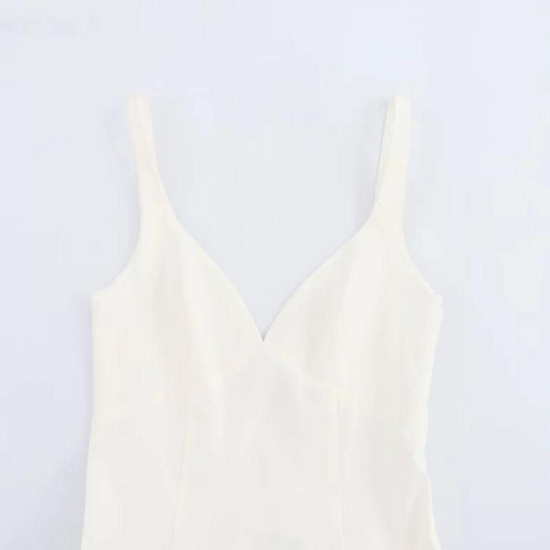 Fashion Style 2024 Summer New Arrival Women's Clothing Stylish Sling Streamers Box Pleated Dress 8342202