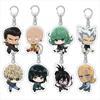 One-Punch Man Acrylic Charm: Saitama, Genos, King, Garou Keychain