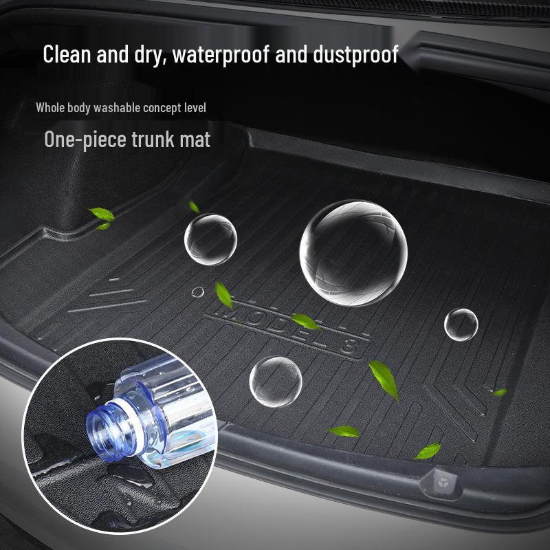 Alpine 8 Custom Trunk Mat: Fits 25 Models, 3D TPE Design, Anti-Scratch & Wear-Resistant.