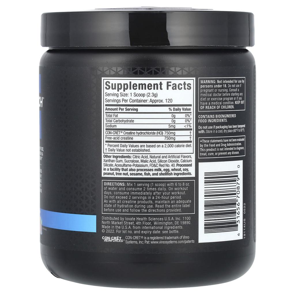 Cell Tech™ Creactor®, Фруктовый Пунш Экстрим, 274 г(9.65 унции)
