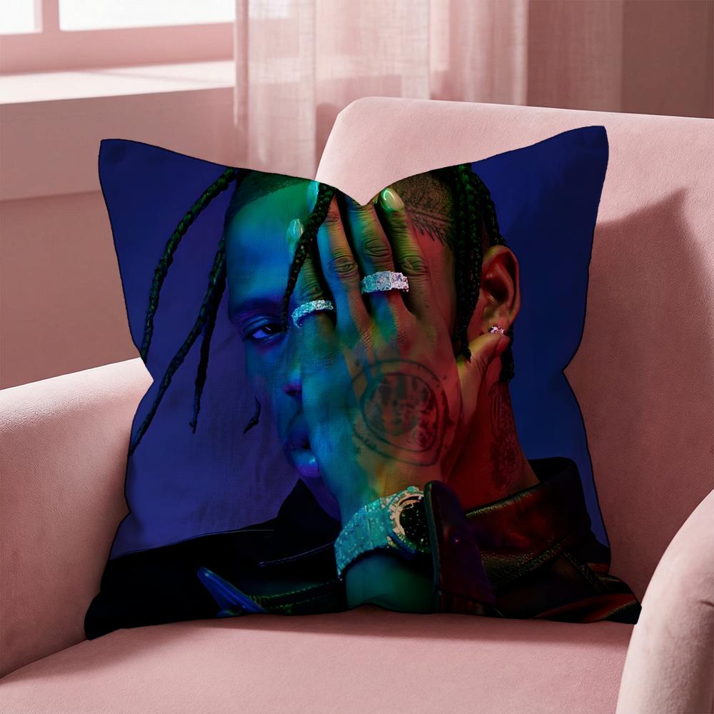 Чехол на подушку Travis Scott, многоцелевой чехол для дома и автомобиля - Двусторонний, мягкий и прочный для повседневного использования