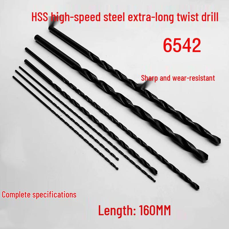 Extended Nitrided HSS Straight Shank Twist Drill Bit