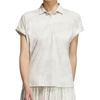 Camouflage Golf Short Sleeve Crystal One [Golf] Women's Shirt, White/Grey