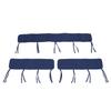 Crib Rail Cover Crib Plain Color Adjustable Strap Crash Prevention Soft Rail Guard Protector for