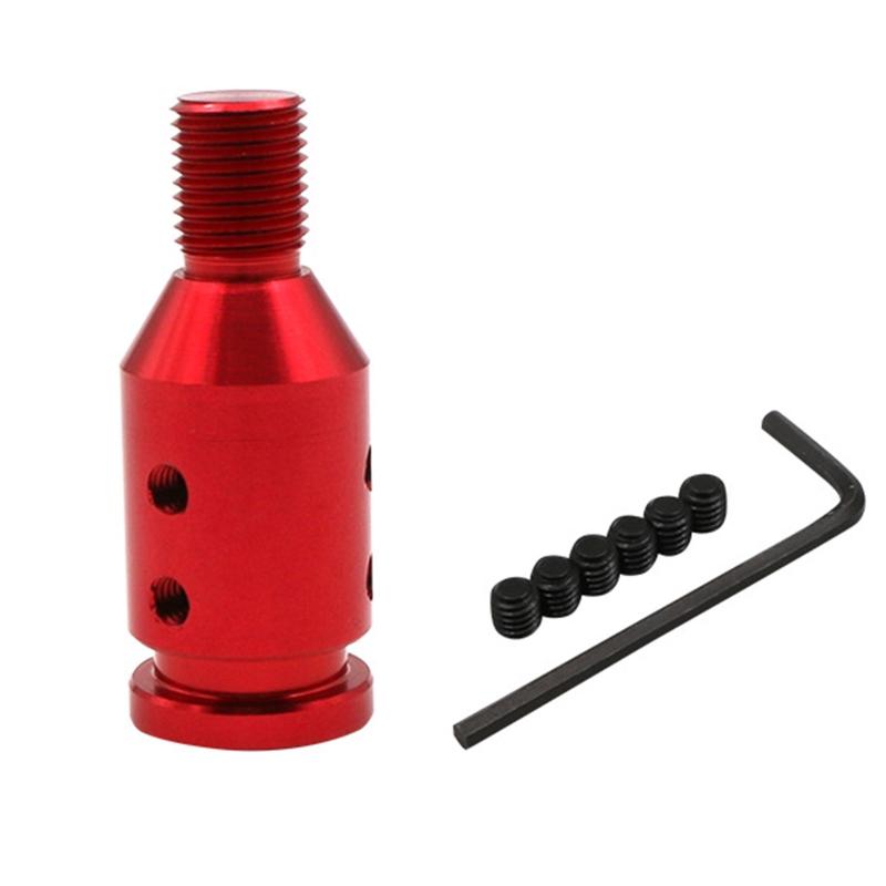 Универсальная автомобильная ручка переключения передач с гайкой и вставкой для переключения передач для адаптера с резьбой на головке