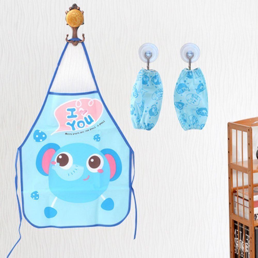 Фартук с рисунком из мультфильмов, комбинезон с героями мультфильмов, многоразовый детский фартук, кухонные принадлежности