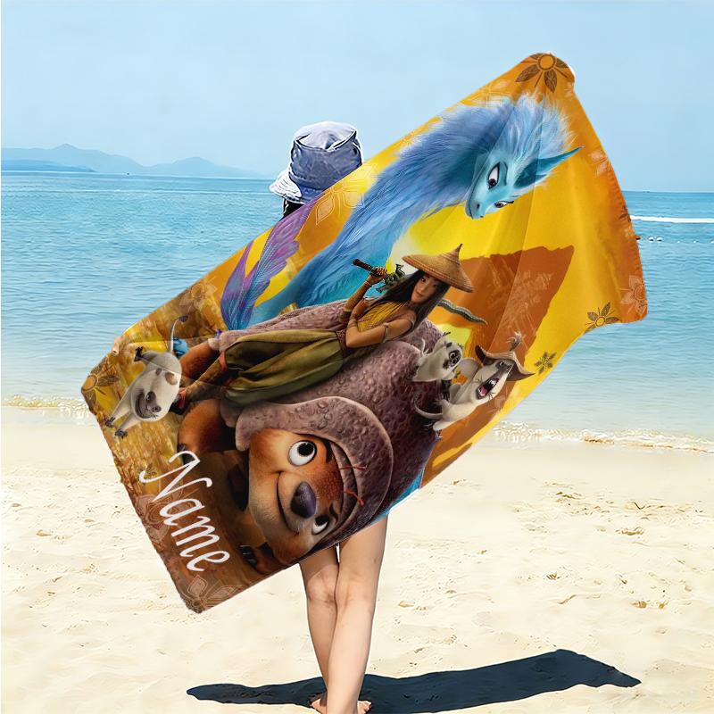 Personalized "Iron Man: Power Glory" Beach Towel Microfiber Beach Towel Thin Absorbent for Beach Swimming Yoga Bath Sports. 0910206