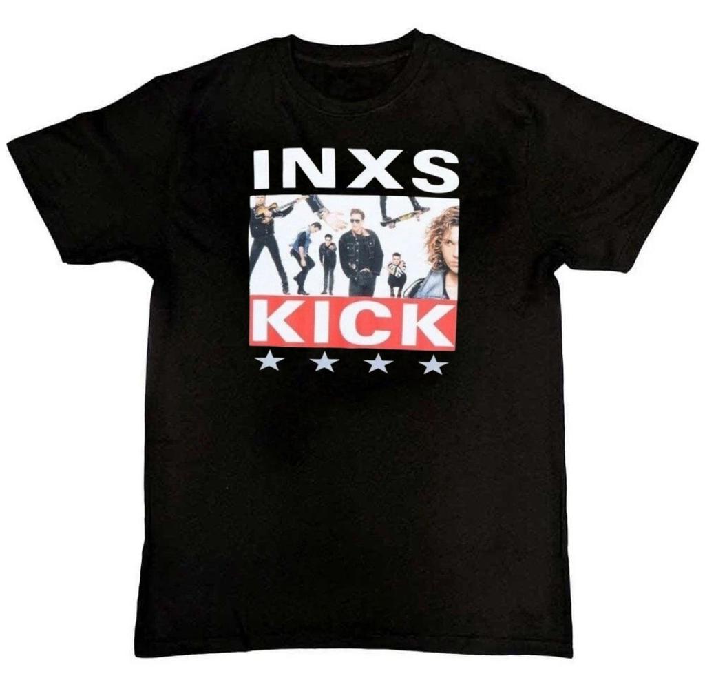 INXS Kick Album Cover Music Retro Graphic Print Mens T-Shirt S-4XL