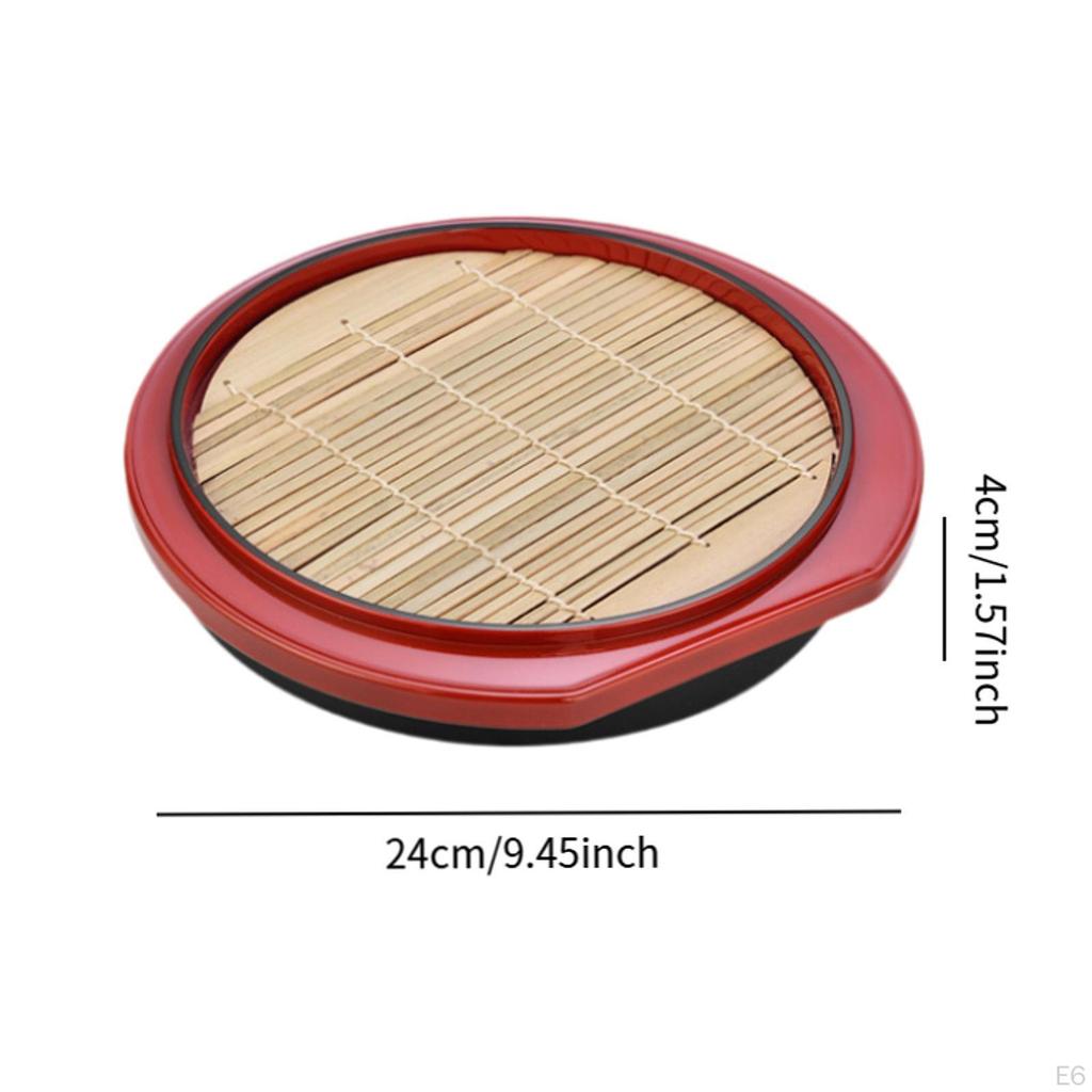 Тарелка для лапши соба, холодное блюдо, поднос для закусок, кухня с дренажным ковриком