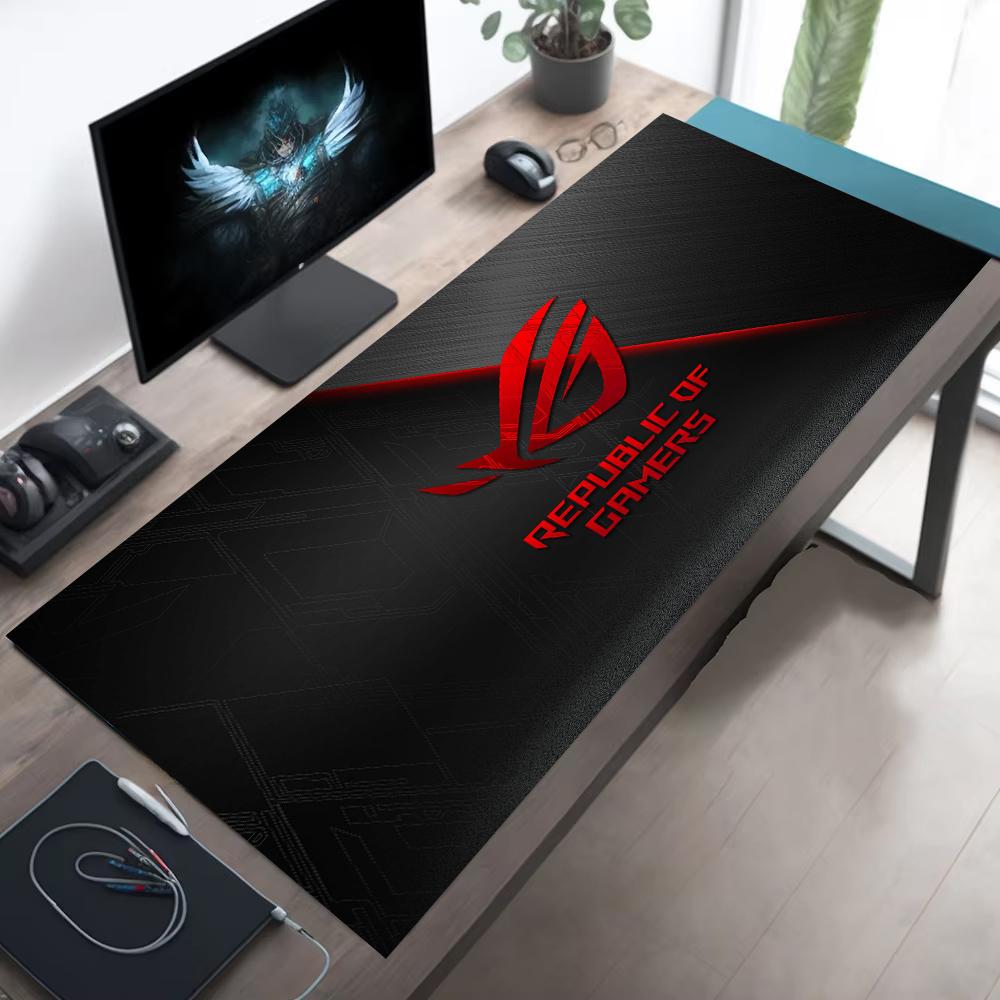 New Cool Gamer Rog Asus Mouse Pad Gaming Laptops Keyboard Mat Deskmat Pc Accessories Desk Protector Mousepad Gamer Mats Anime