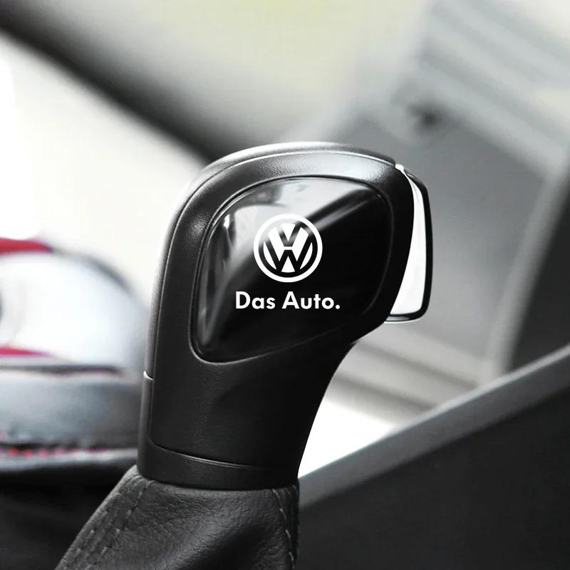 lmn1 ·Auto Stainless Steel Decoration For Volkswagen VW POLO CC Passat Touran Car Gear Shift Head knob Grip Covers Case Car-Styling