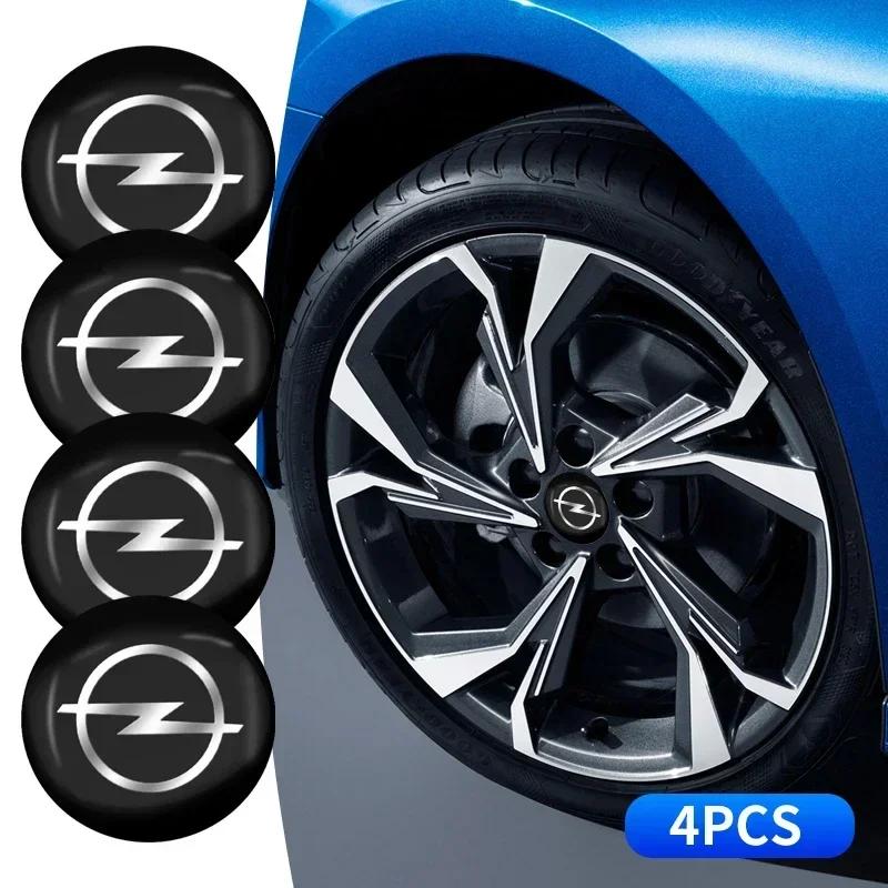4pcs 56mm Car Wheel Center Hub Cap Stickers Styling For Opel Astra H G J Insignia Mokka Zafira Corsa Vectra C D Antara Combo afw555