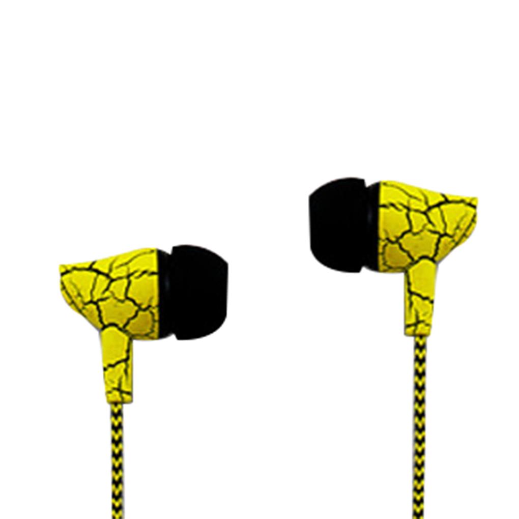 Плетёная внутриканальная гарнитура для мобильного телефона Crack проводные наушники с микрофоном