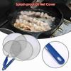 Splatter Cooking Frying Pan Mesh Guard Screen Grease Splatter Screen Guard Oil Net Splash Cover