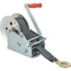Hand Winch with Strap - VIDAXL - Capacity 1587 Kg - Silver