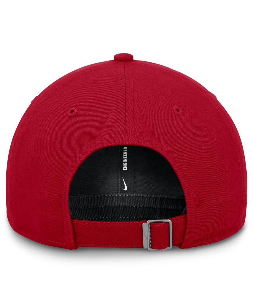 Кепка Panatigseu Los Angeles Angels Nikeclub, без структуры, из органического хлопка - Gym Red