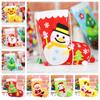 House Decoracion Hangable Christmas Sock Non-woven Fabric Xmas Non-Woven Socks  Kindergarten