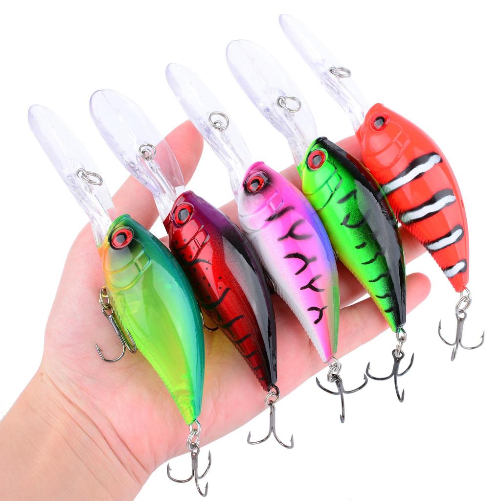 Плавучая приманка-воблер Rocking Small Fat Minnow: Дальний Заброс, Тяжелый, Жесткая Приманка для Трансграничной Рыбалки.