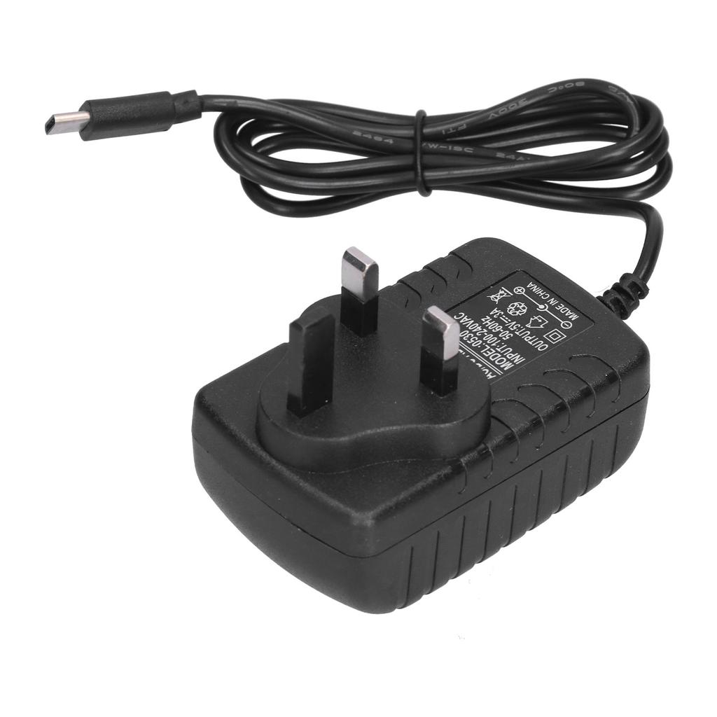 Power Supply ABS Charger Adapter Tablet Replacement for Raspberry Pi 4
