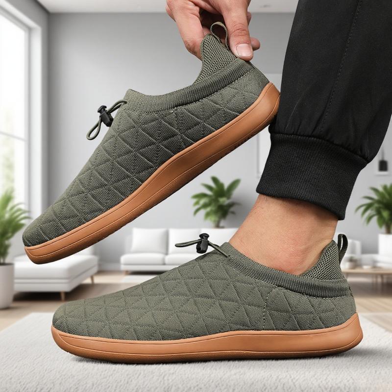 Mens Minimalist Walking Sneakers Shoes Wide Toe Barefoot Casual Wide Last Canvas Black Flat Board Shoes Breathable Mesh Shoes