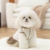 Warm Plush Pet Hooded Jacket Winter Autumn Coat Cute Lovely Dog Dress Princess Dog Clothes For Small Dog