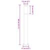 Bollard Light 80 cm Stainless Steel IP44