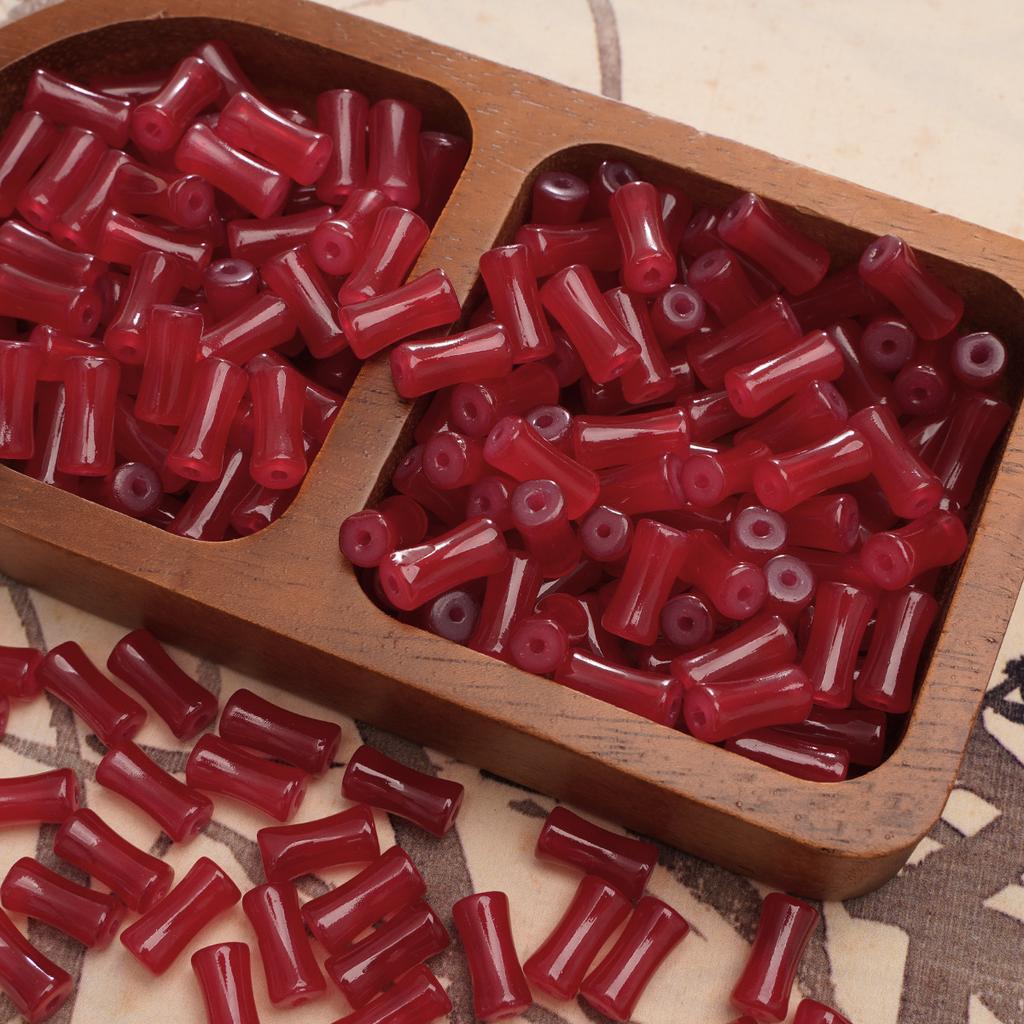 Стеклянные ореолы для окрашивания Бамбуковые бусины Бусины в старинном стиле Бусины ручной работы Аксессуары для бисера Глазурь Имитация нефрита Бусины Материалы