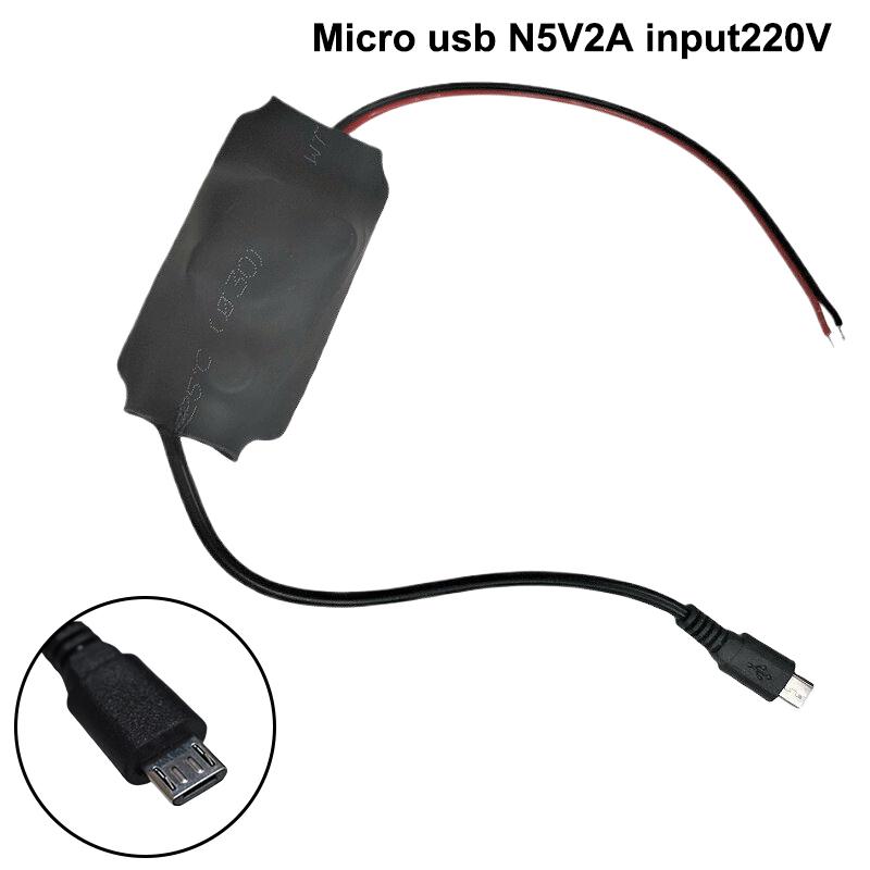 1pcs AC220V To DC5V 1A/2A Power Transformer Portable Small Camera WiFi Monitoring Adapter TYPEC USB Power Supply Transformer