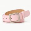 Minimalist Vintage Square Buckle Belt Women Chic Casual Jeans Decorative