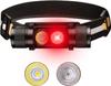 Sofirn D25LR Powerful and Lightweight Head Flashlight with Bright White and 660nm Deep Red USB IP68 for and Hunting Headlamp, Light, Rechargeable,