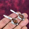 Серьги Golden Sunstone из цельного серебра 925 пробы, серьги с драгоценными камнями ручной работы, подарки для жены, абсолютно новые серьги