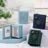 Creative Book Shape Ring Box Velvet Jewelry Packaging Durable Engagement Ring Case  Gift Box