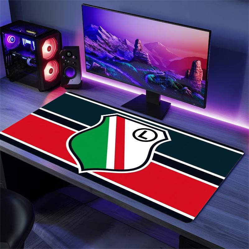 Legia Warsaw Print Cushion Non-slip Laptop Tablet Big Mousepad XXL Mat Mini PC Playmat With Lock edge