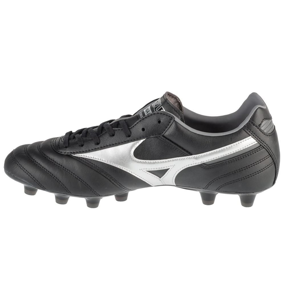 Boots Mizuno black galaxysilver darkshadow Morelia II Pro